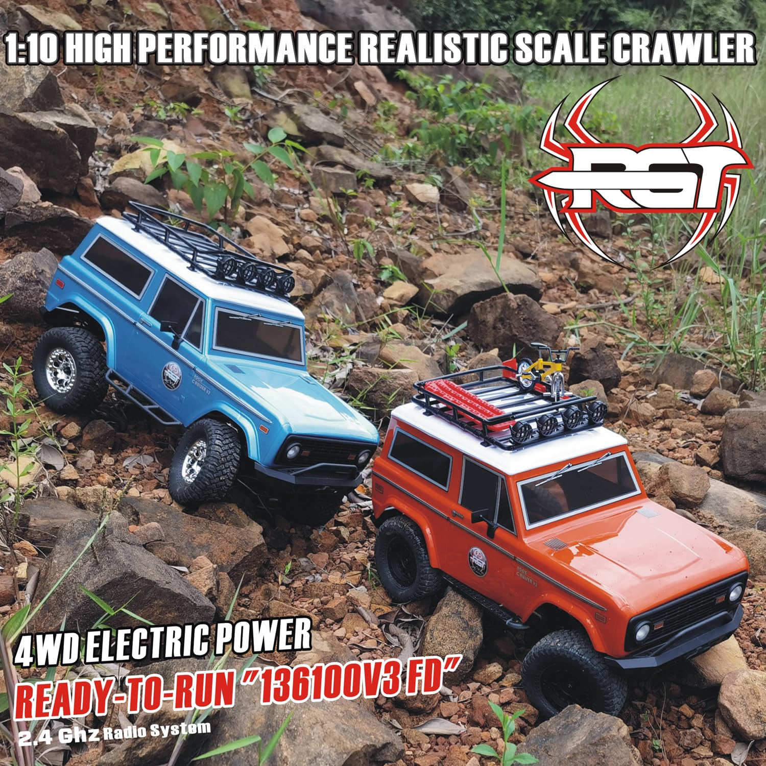Amazon.co.jp: RGT RCクローラー 1:10 4wd オフロード トラック ロック